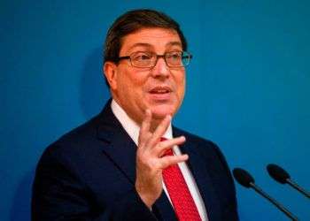 El ministro de Exteriores de Cuba, Bruno Rodríguez. Foto: Desmond Boylan / AP.