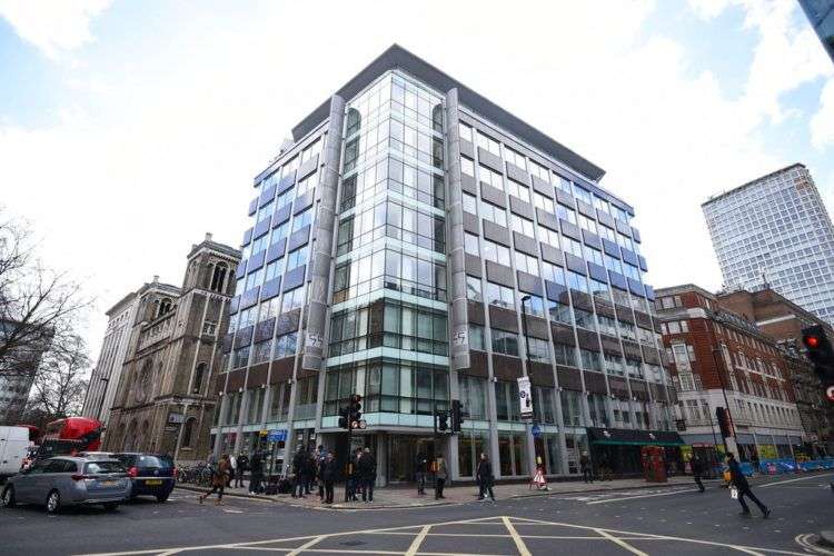 Oficinas de la empresa de análisis de datos Cambridge Analytica en Londres. Foto: Kirsty O'Connor /PA vía AP.