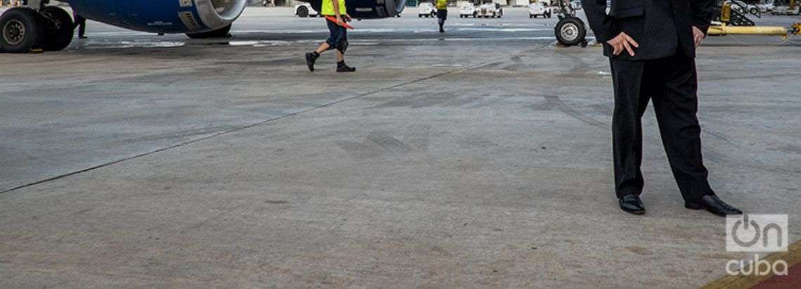 Vuelo inaugural de Delta a Cuba. Aeropuerto Internacional de Miami. Foto: Osbel Concepción.