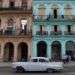 Exterior de varios edificios de la calle Prado, frente al Capitolio de La Habana. Foto: Otmaro Rodríguez.