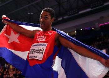 Juan Miguel Echevarría ganó el Campeonato Mundial de Atletismo Bajo Techo. Foto: rds.ca.