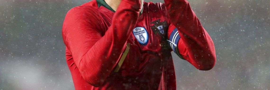 Cristiano Ronaldo durante un partido amistoso ante Argelia, el jueves 7 de junio de 2018, en Lisboa. Foto: Armando Franca / AP.