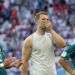 Los alemanes, campeones vigentes, quedaron golpeados anímicamente tras su derrota ante Corea del Sur que los eliminó de la Copa del Mundo Rusia 2018. Foto: Robert Ghement / EFE.