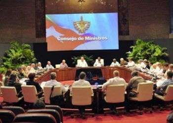 Consejo de Ministros de Cuba. Foto: Estudios Revolución.