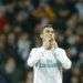 Cristiano Ronaldo, festeja tras anotar un gol contra PSG en un partido por los octavos de final de la Liga de Campeones el miércoles, 14 de febrero de 2018, en Madrid. Foto: Paul White / AP.