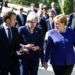 El presidente francés Emmanuel Macron, la primera ministra británica Theresa Maya y la canciller alemana Angela Merkel en Sofía, Bulgaria. Foto: Darko Vojinovic/AP.