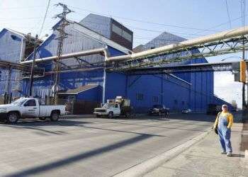 Foto de la fábrica U.S. Steel Corp. de Granite City, Illinois, en 2015. Foto: Zia Nazami / Belleville News-Democrat vía AP / Archivo.