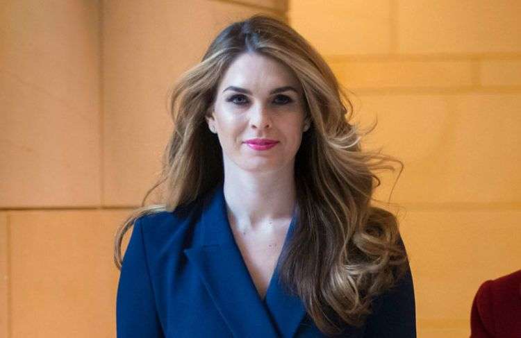 Hope Hicks, directora de Comunicaciones de la Casa Blanca y una de las colaboradoras y asesoras más cercanas al presidente Trump, renunció a su puesto este 28 de febrero. Foto: J. Scott Applewhite / AP.