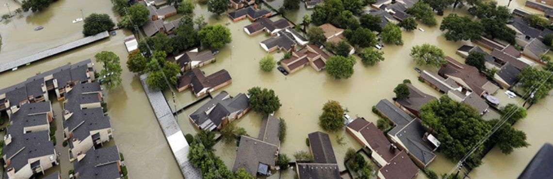 Inundaciones provocadas por el huracán Harvey en Houston, Texas, en agosto de 2017. Foto: David J. Phillip, AP.