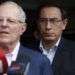 Tras la dimisión de Kuczynski (izq) asumirá la presidencia de Perú el primer vicepresidente Martín Vizcarra. Foto: trome.pe.