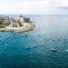 Performance del proyecto Tercer Paraíso, frente al Malecón de La Habana, casualmente un día antes de que los presidentes de Cuba y EEUU anunciaron el restablecimiento de relaciones bilaterales.