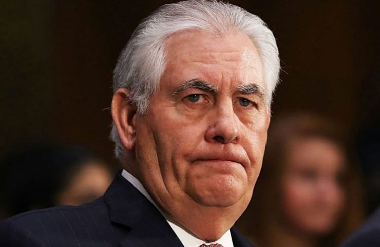 El ex secretario de Estado, Rex Tillerson. Foto: Tomada de palabrasclaras.mx.