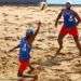 Los cubanos Sergio González y Nivaldo Díaz fueron eliminados en el torneo de voleibol de playa de Xiamen, China. Foto: Trabajadores / Archivo.