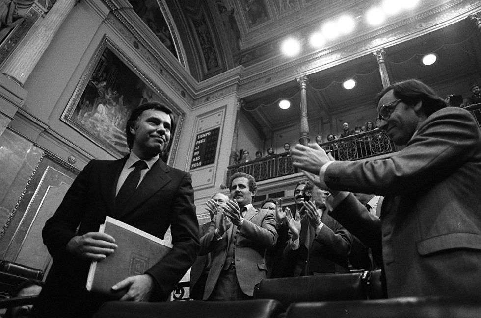 El 1 de diciembre de 1982, Felipe González era proclamado presidente del Gobierno de España. Foto: Marisa Flórez.