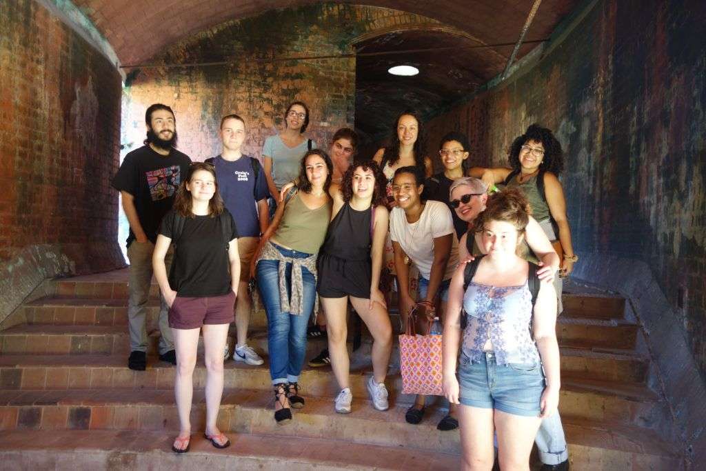 Estudiantes estadounidenses en La Habana. Foto: Cortesía de estudiantes y profesores. 