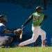 Juan Miguel Soriano, de Cienfuegos, conecta una batazo en un partido frente a Industriales, en el estadio Latinoamericano. Foto: Otmaro Rodríguez.