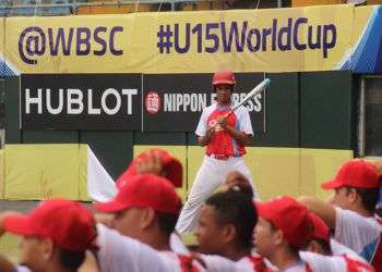 Luego de terminar invicto la etapa clasificatoria, el equipo cubano de béisbol sub-15 va en picada en la Súper Ronda del Mundial de Panamá. Foto: @WBSC / Facebook.