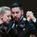 Los argentinos José Salvo y Carla Natalia Rossi bailan tras ganar la final del tango pista del Mundial de Tango en Buenos Aires, Argentina. Foto: Natacha Pisarenko/AP.