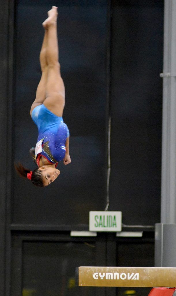 Barranquilla 2018 Gimnasia Artística F Viga de equilibrio Oro Cuba Marcia Vidaux