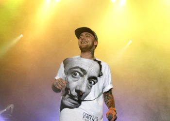 El rapero Mac Miller durante una presentación de su gira Space Migration en el Festival Pier en Filadelfia, el 13 de julio de 2013. Foto: Owen Sweeney / Invision / AP.