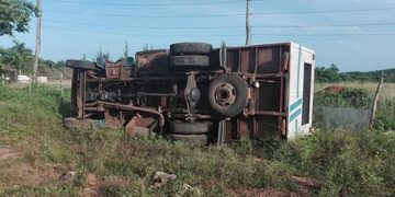 Accidente de tránsito en Cuba. Foto: Archivo.