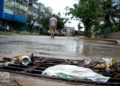 La Habana durante el paso del huracán Michael al oeste de Cuba. Foto: Otmaro Rodríguez.