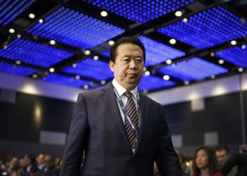 El presidente de Interpol, Meng Hongwei, en una imagen de archivo. Un funcionario judicial francés dijo el 5 de octubre de 2018 que Hongwei desapareció tras viajar a China, según denunció su esposa. Foto: Wong Maye-E / AP / Archivo.