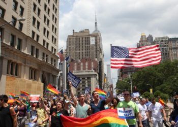 La última marcha del orgullo LGBT en Nueva York (Wikimedia Commons)