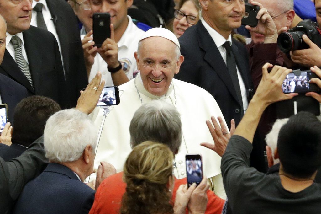 El papa Francisco en un evento en el Vaticano el 15 de octubre del 2018. (AP Photo/Andrew Medichini)