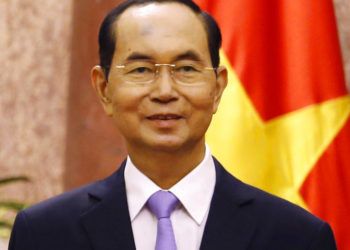 El presidente de Vietnam, Tran Dai Quang, en el palacio presidencial en Hanói, septiembre de 2018. Foto de Pool vía AP.