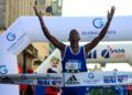 Luis Angel Martinez gana la media maratón en el Marabana 2018. Foto: Otmaro Rodríguez