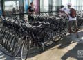 Estación del proyecto Ha'Bici en el Emboque de Luz, en el Centro Histórico de La Habana. Foto: Otmaro Rodríguez / Archivo.