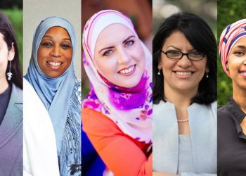 Fayrouz Saad para el distrito 11 de Michigan; Tahirah Amatul-Wadud para el primero de Massachussets; Deedra Abboud para senadora por Arizona; Rashida Tlaib, también de Michigan; e Ilham Omar, de Minnesota. Las dos últimas llegaron a sus metas y acaban de hacer historia al convertirse en las primeras de su tipo en llegar al Congreso, en particular a la Cámara.