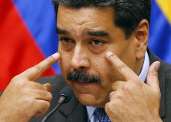 En esta fotografía de archivo del 18 de septiembre de 2018, el presidente venezolano Nicolás Maduro hace un gesto durante una conferencia de prensa en el Palacio Presidencial de Miraflores, en Caracas, Venezuela. Foto: Ariana Cubillos / AP / Archivo.