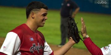 El derecho Aniel Peña tuvo una actuación destacada con los Huracanes de Mayabeque en su temporada de debut. Foto: Otmaro Rodríguez