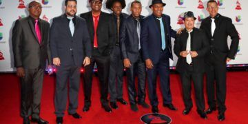 El Septeto Santiaguero a su llegada a la 19a ceremonia anual de los Premios Grammy Latinos en el MGM Grand Garden Arena en Las Vegas, este 15 de noviembre de 2018. Foto: Nina Prommer / EFE.