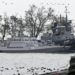 Tres buques ucranianos aparecen en puerto en Kerch, Crimea, el lunes 26 de noviembre de 2018, tras ser secuestrados la víspera por la marina rusa. Foto: AP.
