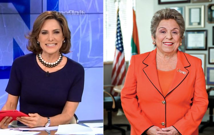 La periodista María Elvira Salazar (R) y la educadora Donna Shalala (D) pugnan por un distrito histórico que por más de 30 años estuvo controlado por la cubanoamericana Ileana Ros-Lehtinen.