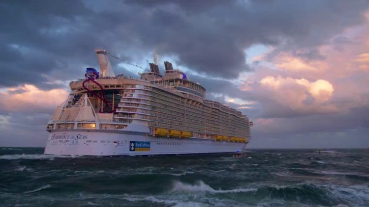 Harmony of the Seas, de Royal Caribbean. Foto: YouTube.