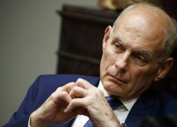 El jefe de despacho de la presidencia John Kelly en una reunión en la Casa Blanca en Washington el 21 de junio del 2018. Foto: Evan Vucci / AP.