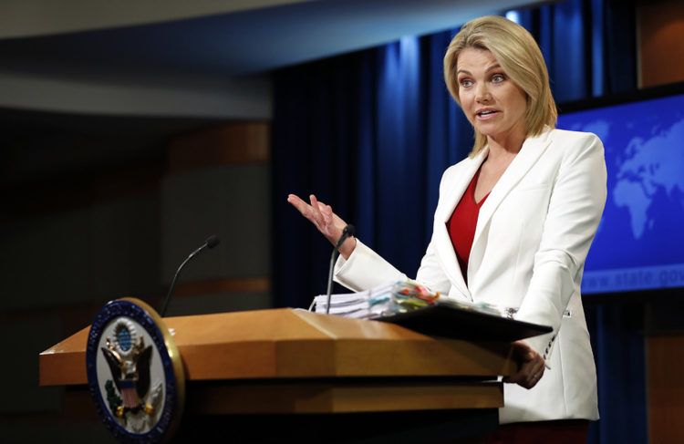 Heather Nauert, quien hasta ahora era portavoz del Departamento de Estado, será la embajadora de EE.UU. ante la ONU. Foto: Alex Brandon / AP / Archivo.
