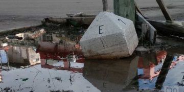 Inundaciones en el Vedado. Foto: Otmaro Rodríguez.