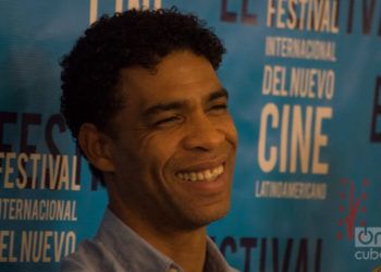 Carlos Acosta en el Festival Internacional del Nuevo Cine Latinoamericano de La Habana, donde fue presentado su filme autobiográfico "Yuli". Foto: Otmaro Rodríguez.