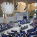 Fotografía de archivo del 21 de noviembre de 2018 de la canciller alemana Angela Merkel en Bundestag. Foto: Ralf Hirschberger/dpa vía AP.