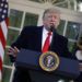 El presidente Donald Trump habla en la Rosadela de la Casa Blanca, el viernes 25 de enero de 2019, en Washington. Foto: Evan Vucci / AP.