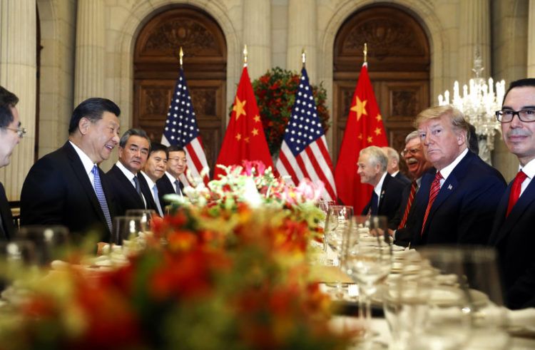 Fotografía de archivo del presidente de Estados Unidos Donald Trump, segundo de la derecha, y el presidente de China Xi Jinping, segundo de la izquierda, en su reunión bilateral en la cumbre G20 en Buenos Aires, Argentina. Foto: Pablo Martinez Monsivais / AP / Archivo.