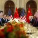 Fotografía de archivo del presidente de Estados Unidos Donald Trump, segundo de la derecha, y el presidente de China Xi Jinping, segundo de la izquierda, en su reunión bilateral en la cumbre G20 en Buenos Aires, Argentina. Foto: Pablo Martinez Monsivais / AP / Archivo.