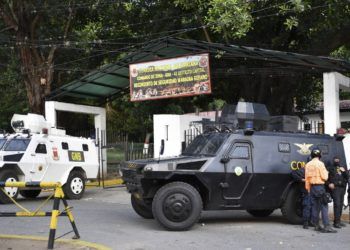 Fuerzas de la Guardia Nacional de Venezuela. Foto: La Nación.