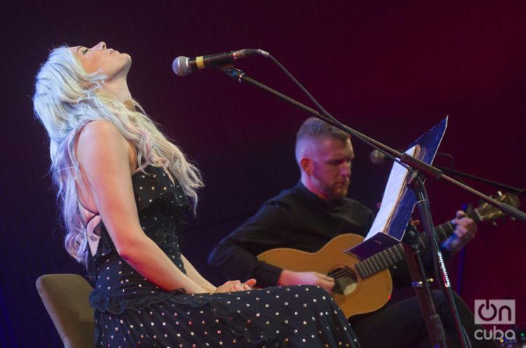 Joss Stone en La Habana. Foto: Enrique Smith.