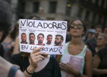 La agresión sexual de "la Manada" y su tratamiento judicial, han provocado indignación en España. Foto: El País.